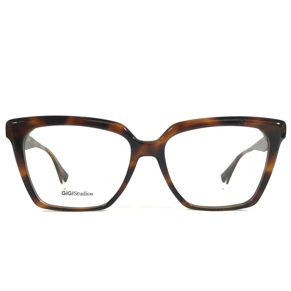 Gigi Studios Eyeglasses Frame CINDY 6710/2 Havana Tortoise Cat Eye 53-16-140